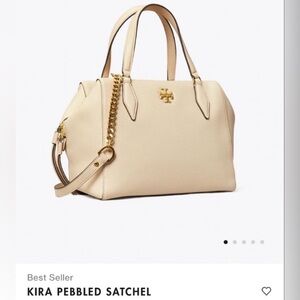 Tory Burch Kira Pebbled Satchel